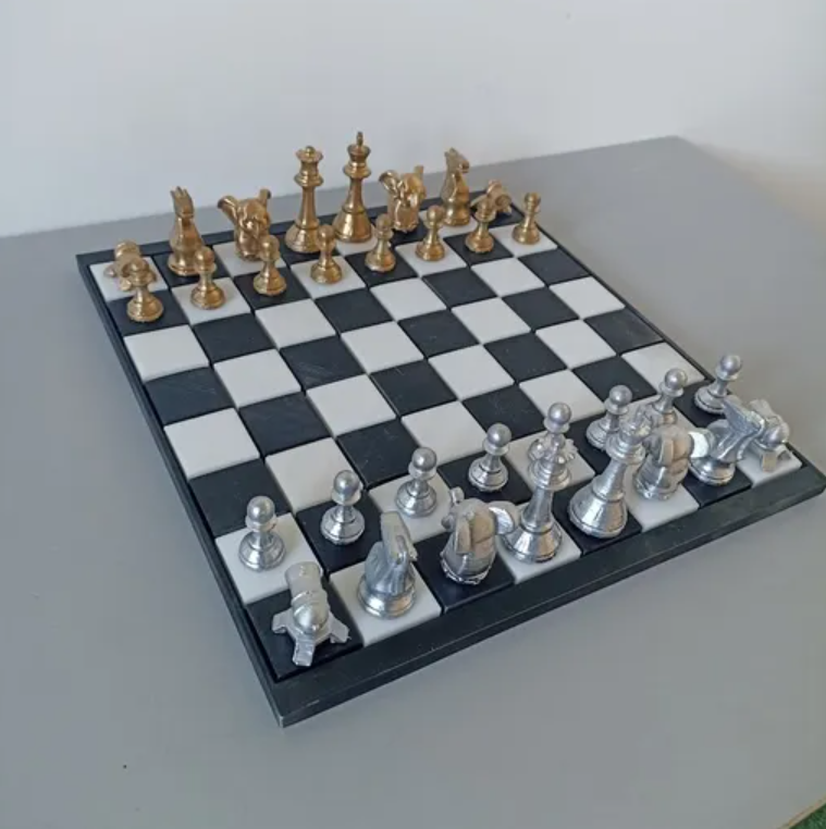 Ancient chess set