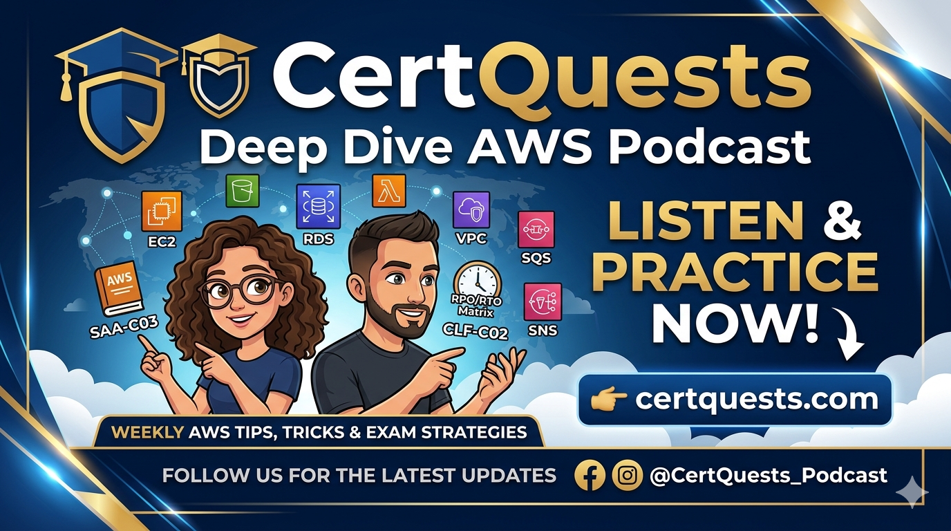 Cert Quest banner — gamified IT certification trainer