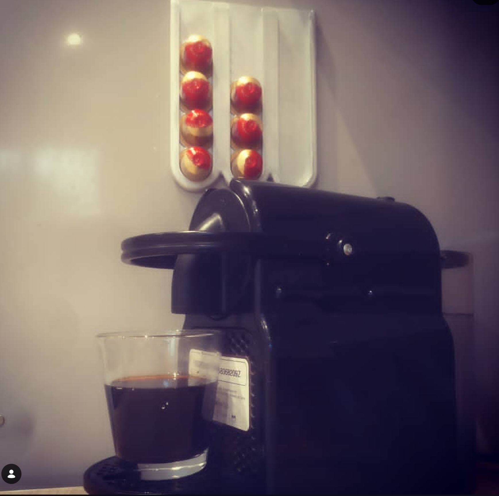 3D-printed Nespresso pod holder