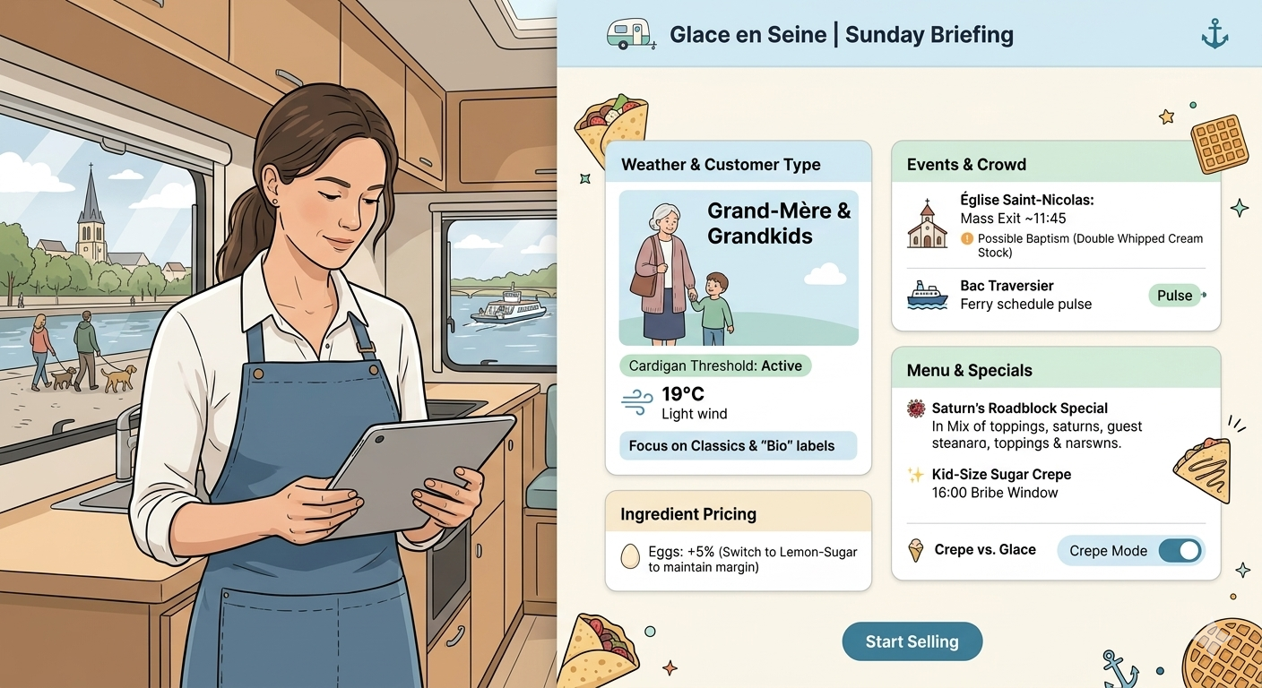 Glaces en Seine dashboard
