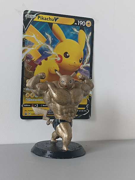 Steroid Pikachu 3D print